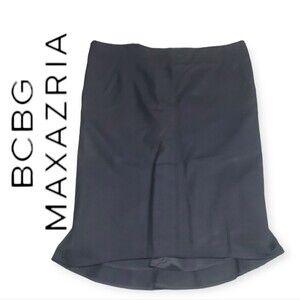 BCBGMaxAzria Women’s Black High Low Skirt Size 12